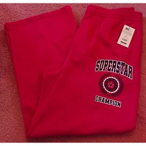 Women's Super Soft No Boundaries Magenta Sweatpants